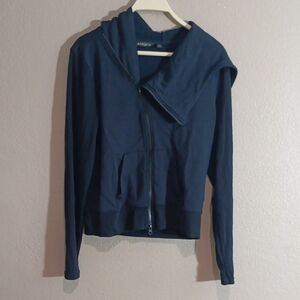 Athleta Asymetrical Hooded Full-Zip Jacket